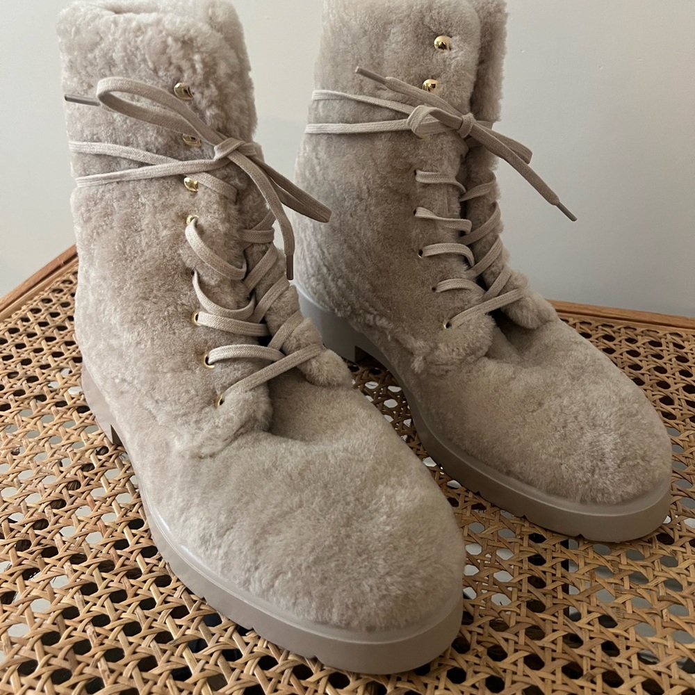 Stuart Weitzman Combat Boots